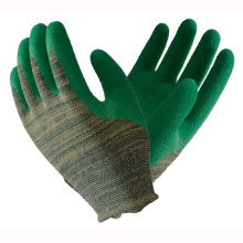 Green 13t Fluoreszenz Latex beschichtete Handschuhe